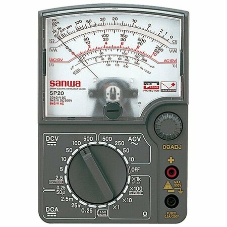 SANWA Analog Multimeter with Continuity Check Beeper SP20